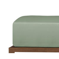 SPANNBETTLAKEN New Jersey - Edeljersey - 150 x 200 cm - Hellgrün - Hellgrün, Textil (150/200cm) - Uncover by Schiesser