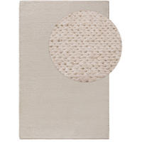 WOLLTEPPICH Uno Cream 250x350 cm - Beige, Textil (250/1cm) - KUNSTLOFT
