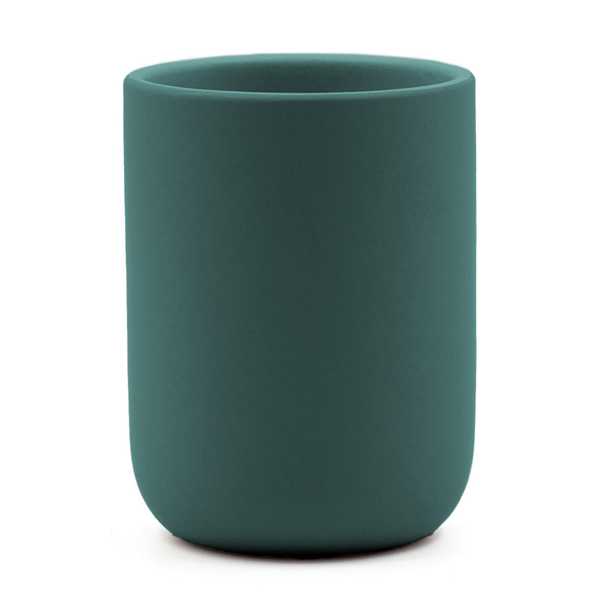 ZAHNBÜRSTENBECHER Ceralie Ø 7,5 cm - Grün, Keramik (7.5/10.5/7.5cm) - Douceur d´intérieur