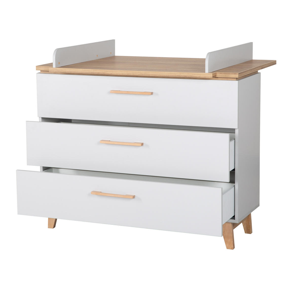 WICKELKOMMODE Caro - Grau, Holzwerkstoff (117/104/78cm) - Roba