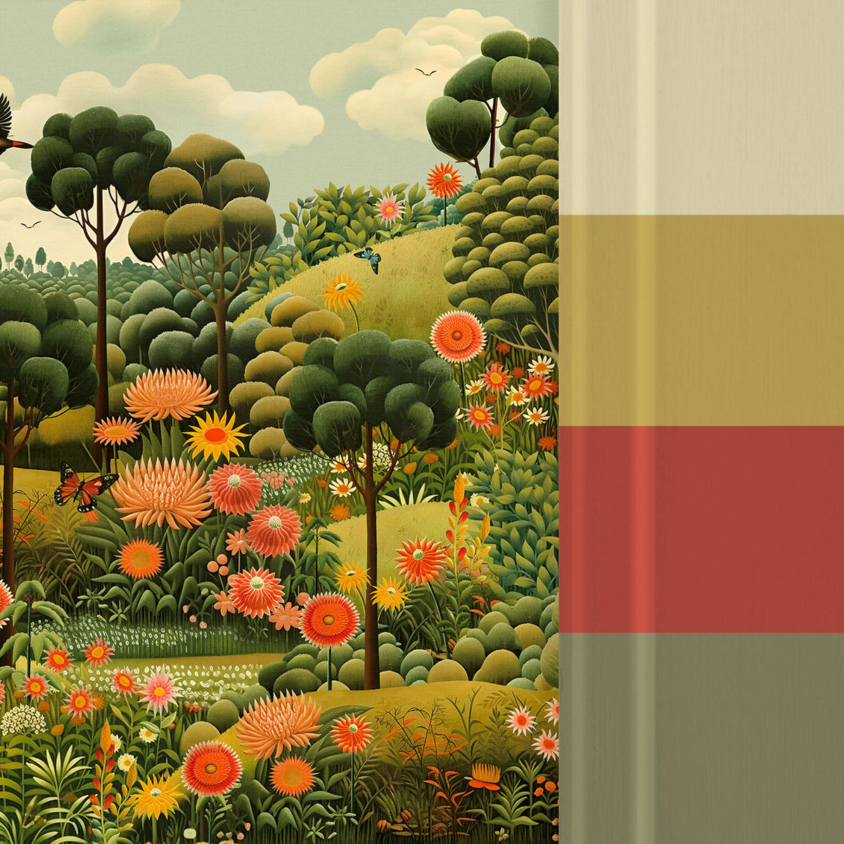 FOTOTAPETE Arley Garden Day - Grün, Papier/Kunststoff (250/400cm) - Graham & Brown