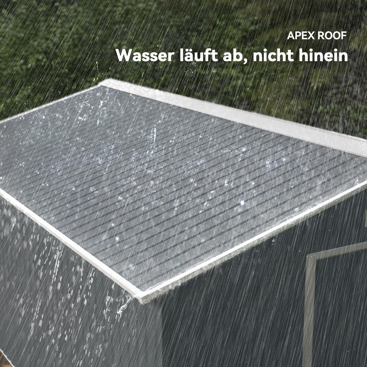 GERÄTEHAUS Geräteschuppen Gartenschrank Geräteschrank Metall Kohlegrau - Grau, Metall (340/200/386cm) - Outsunny
