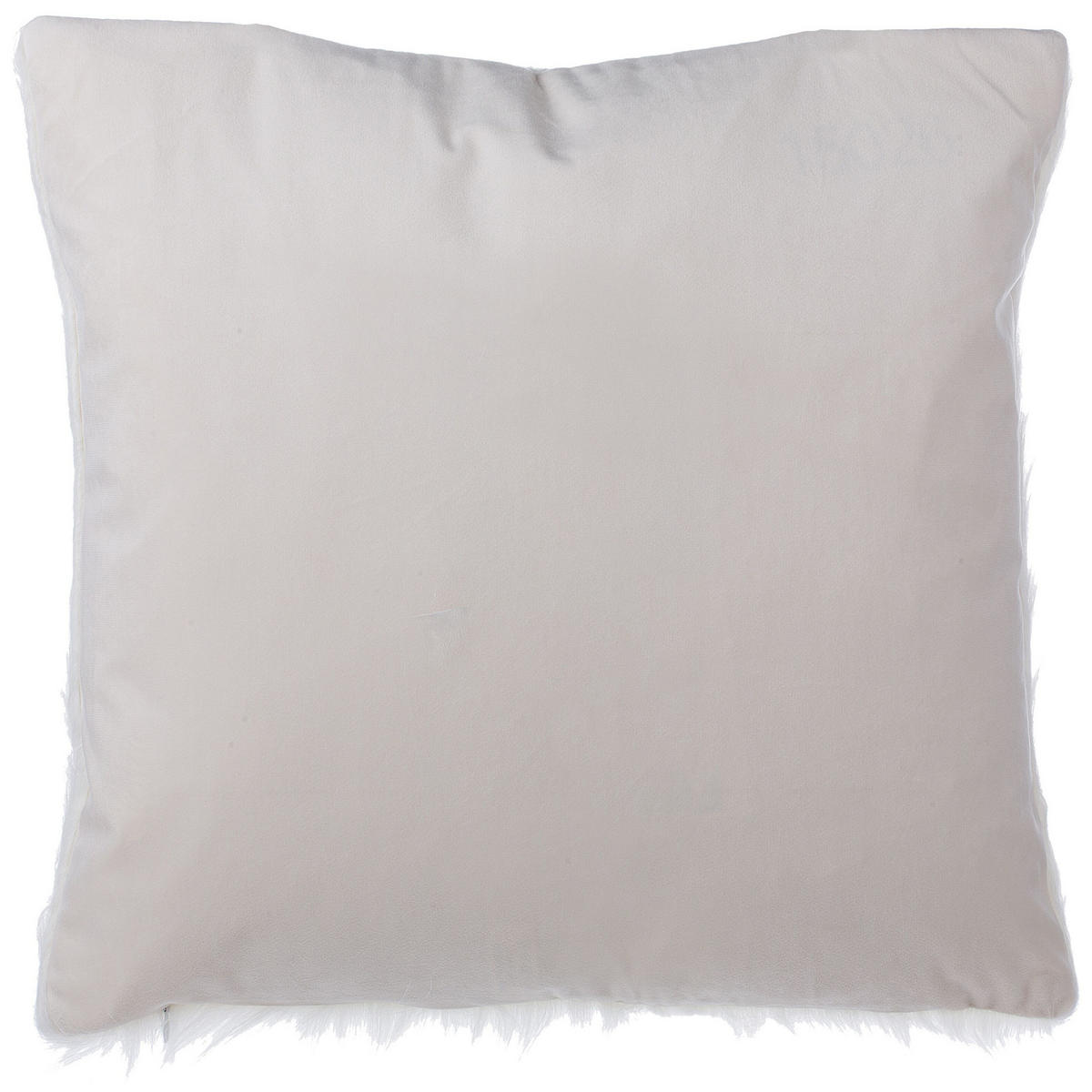 DEKOKISSEN 2er-Set Hellbeige 45/45 cm Daisy - Beige, Textil (45/45cm) - Beliani