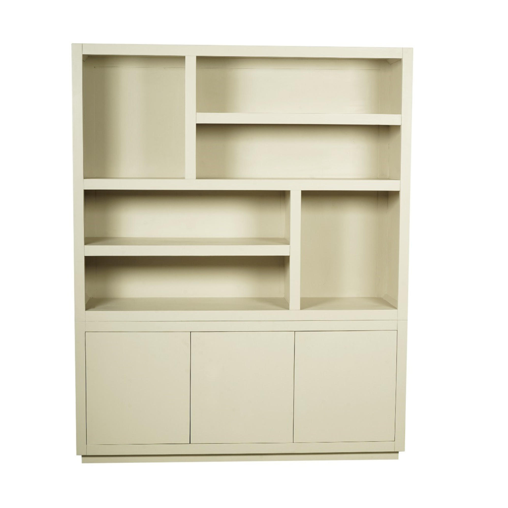 REGAL Brussel Beige 45/160/200 cm - Beige, Holz (160/200/45cm) - Starfurn