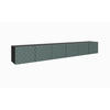 TV-SCHRANK CALI - Schwarz/Grün, Holzwerkstoff (300/41/40cm) - Meblini