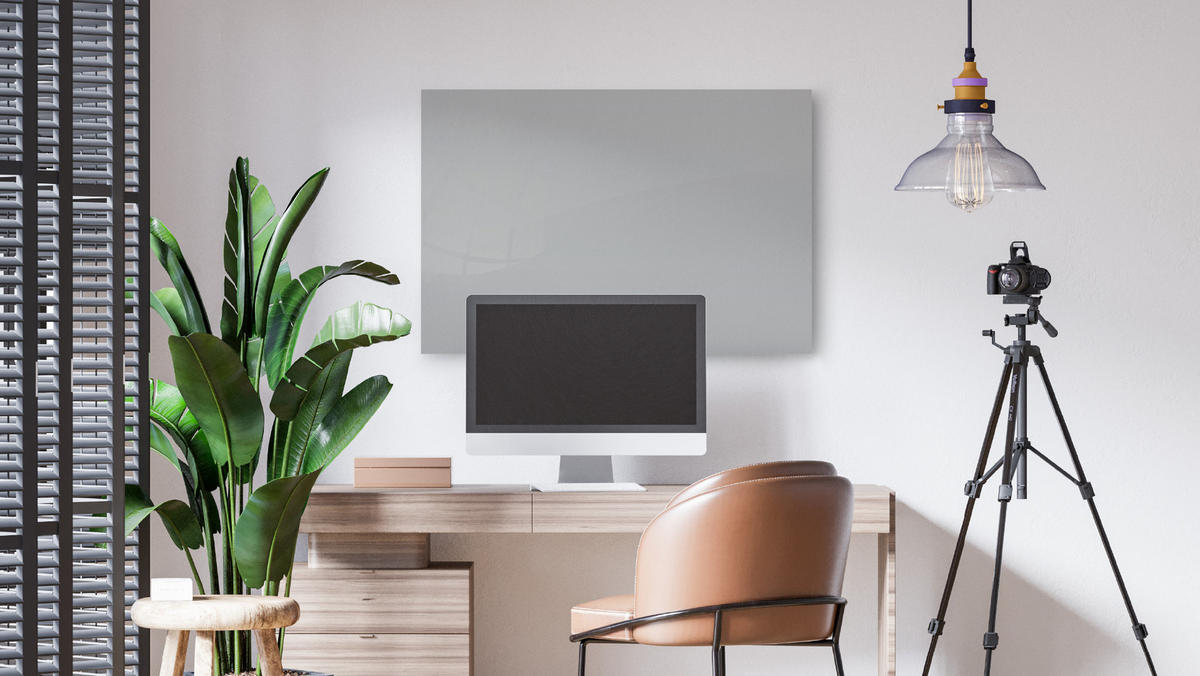 GLASBOARD, grau 60x40cm - rahmenloses Glasboard - Grau, Glas (60/40/0.7cm) - ALLboards