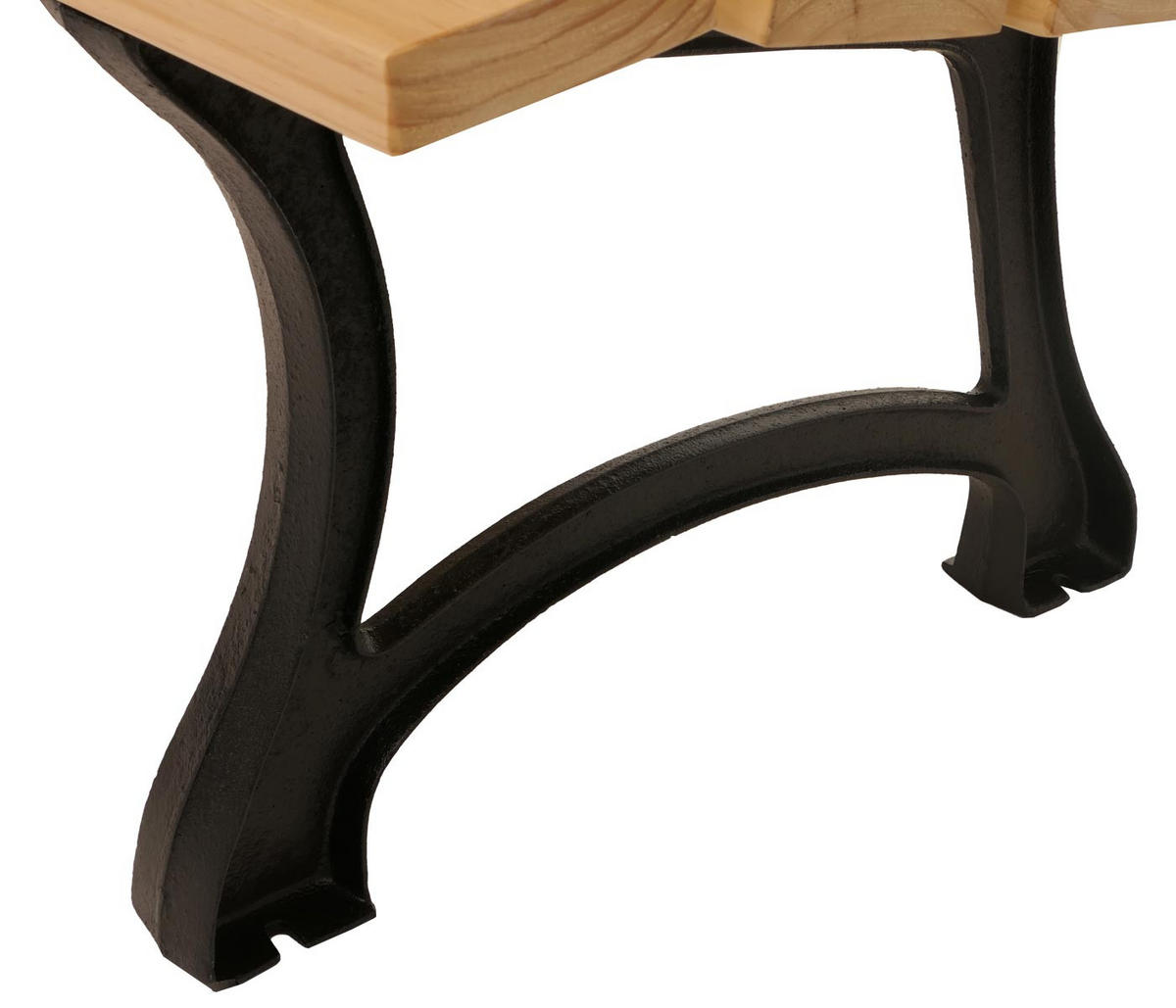 GARTENBANK Beige - Beige, Holz (170/78/62cm) - MCW