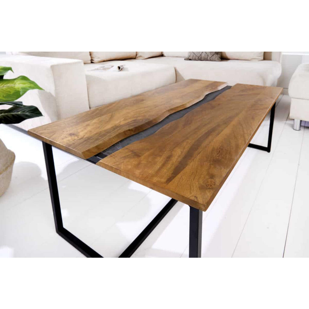 Thumbnail - riess-ambiente Couchtisch, Braun, Holz, Holz, Rechteckig,Rechteckig, 110x40x60 cm, Wohnzimmer, Wohnzimmertische, Couchti...