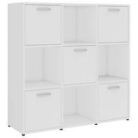 BÜCHERREGAL Weiss 90/30/90 Cm Holzwerkstoff - Weiß, Holzwerkstoff (30/90/90cm) - vidaXL
