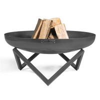 FEUERSCHALE „SANTIAGO“ 100 cm - Rostfarben, Metall (100/100cm) - Cook King