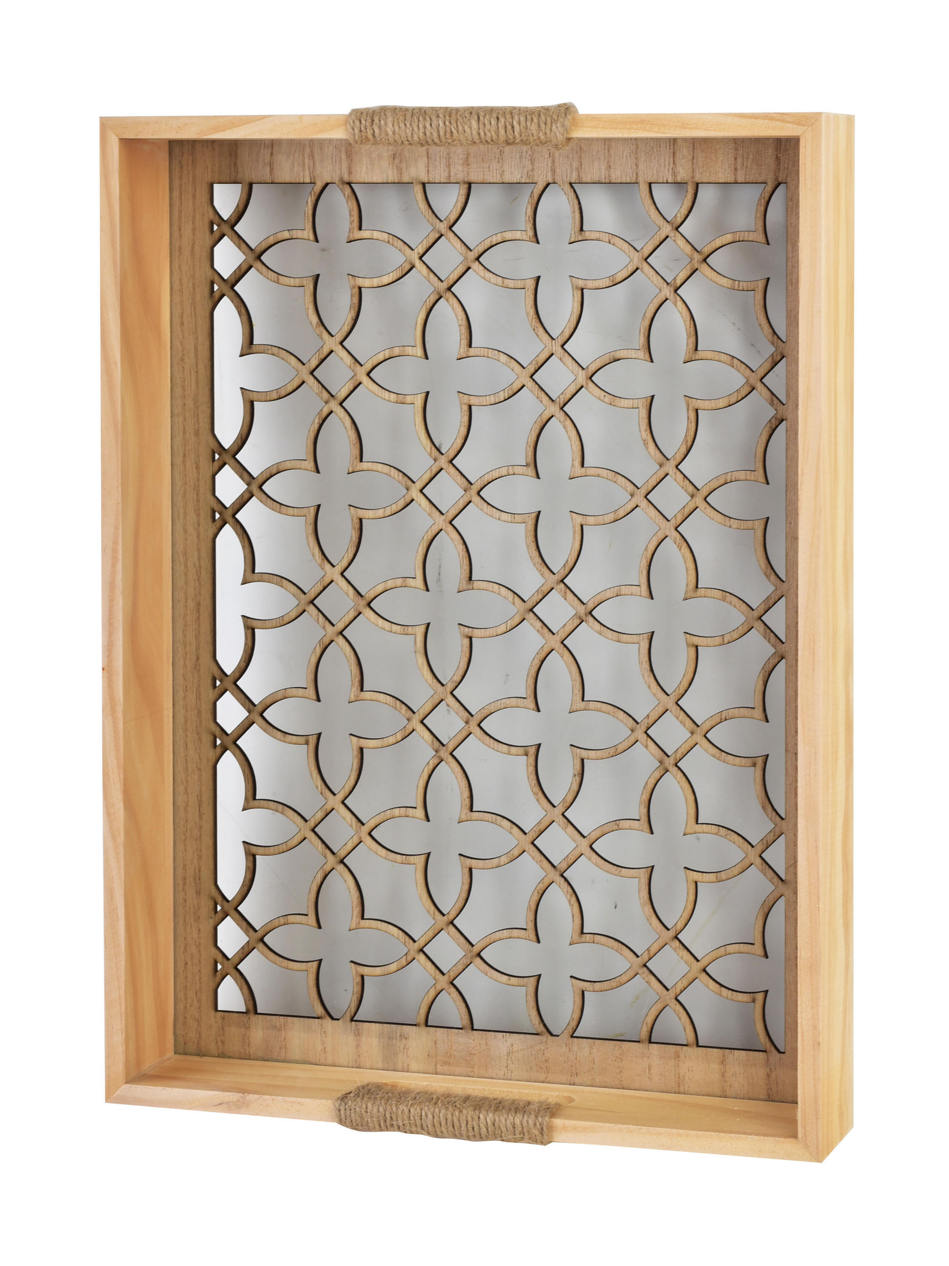 TABLETT Daz Braun 41/31/7 cm Holz - Braun, Holz (7cm) - Mondex