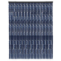 FLAUSCHVORHANG Insektenschutz Unistreifen Blau 140x220 cm - Blau, Kunststoff (140/2/220cm) - Arsvita