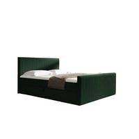 BOXBETT Adrien In Fresh - Grün, Holzwerkstoff/Textil (120/200cm) - Fun Möbel