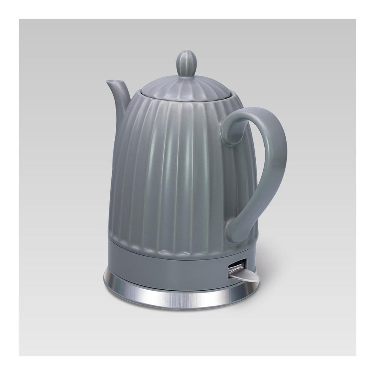 WASSERKOCHER ELEKTRISCH Grau 16/16/24 cm MR077 - Grau, Keramik (16/24/16cm) - Maestro 
