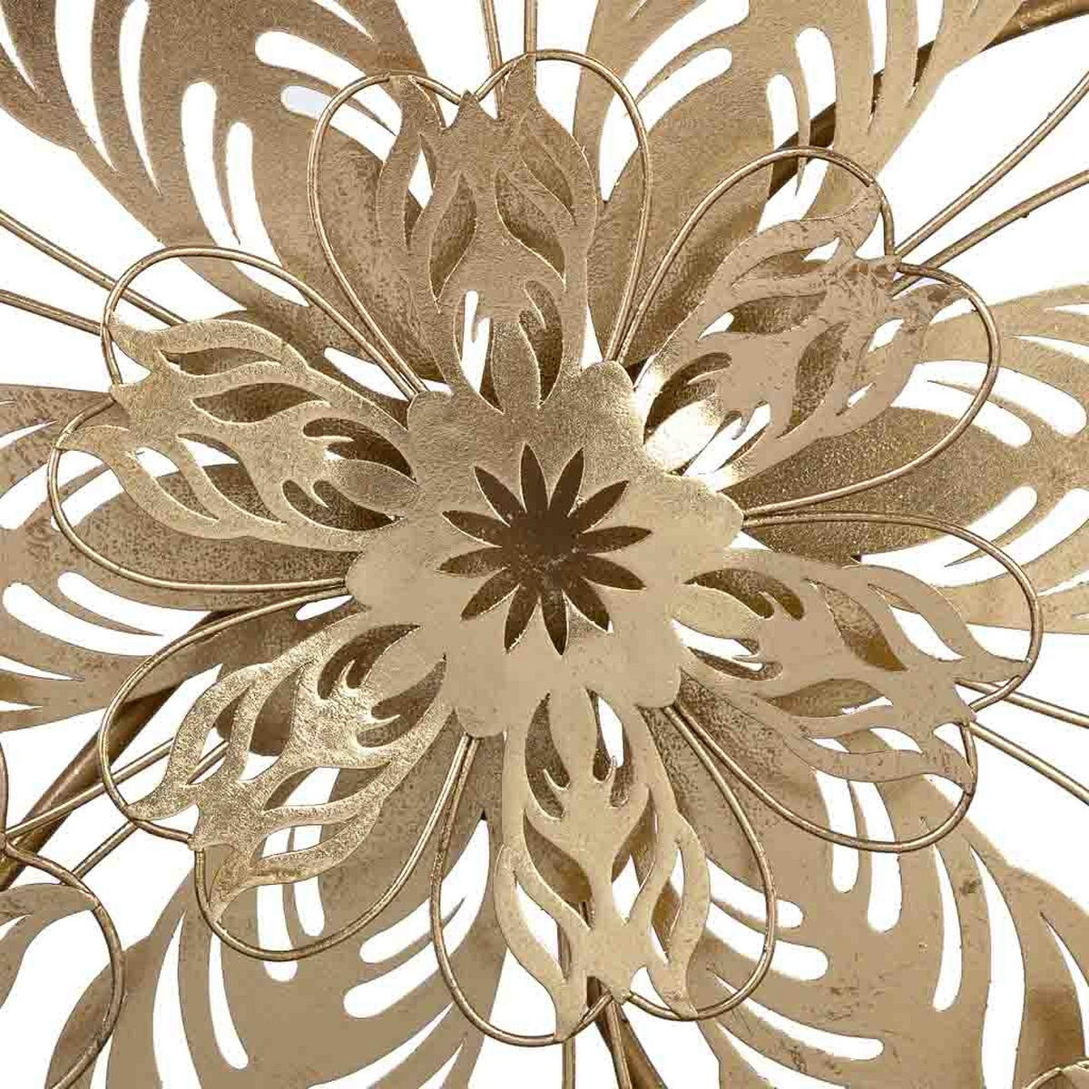 WANDDEKO-OBJEKT aus Metall, 92x50x7cm - Goldfarben, Metall (92.1/7/50.2cm) - Wanderlust