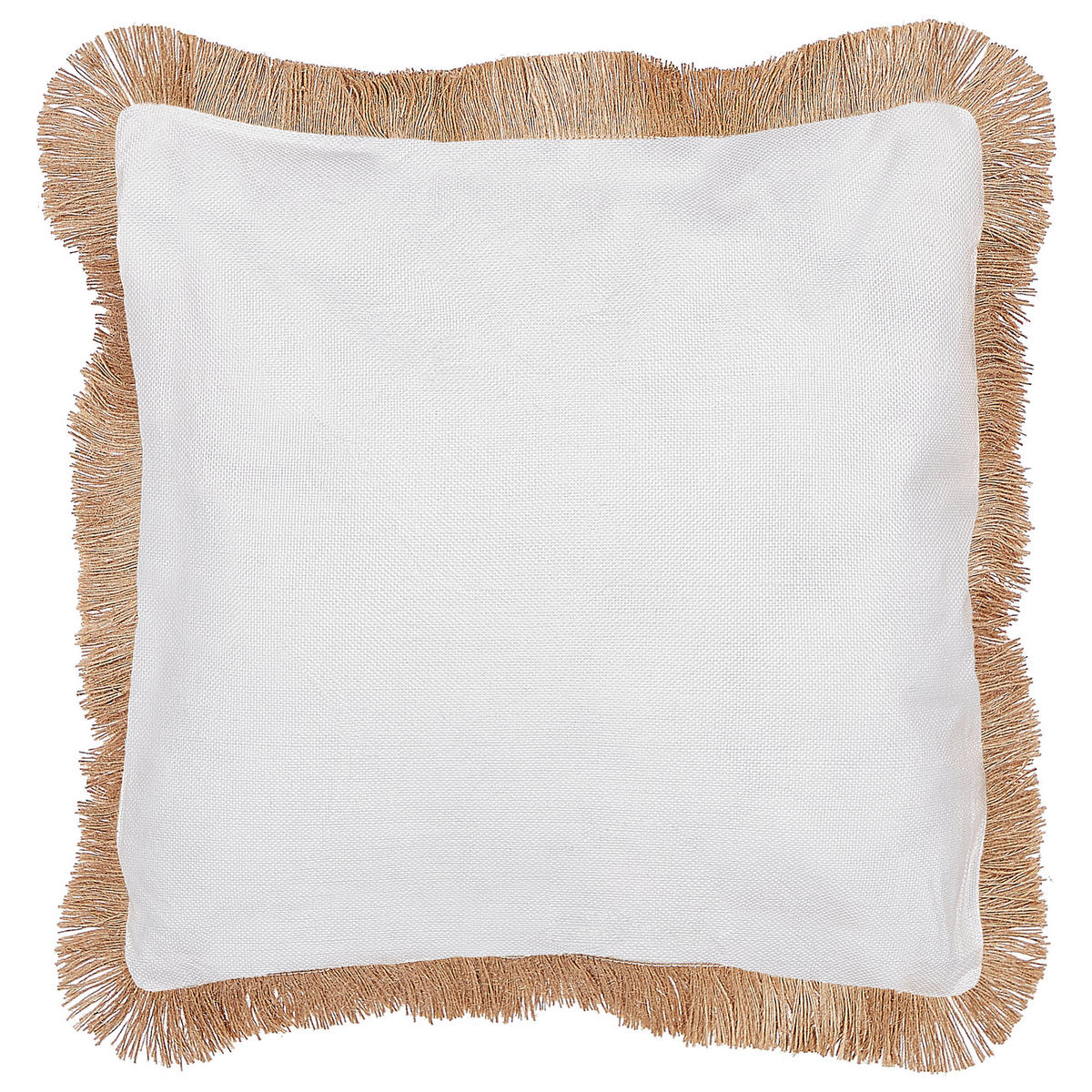DEKOKISSEN 2er-Set Beige 45/7 cm Agrimony - Beige, Textil (45/7cm) - Beliani