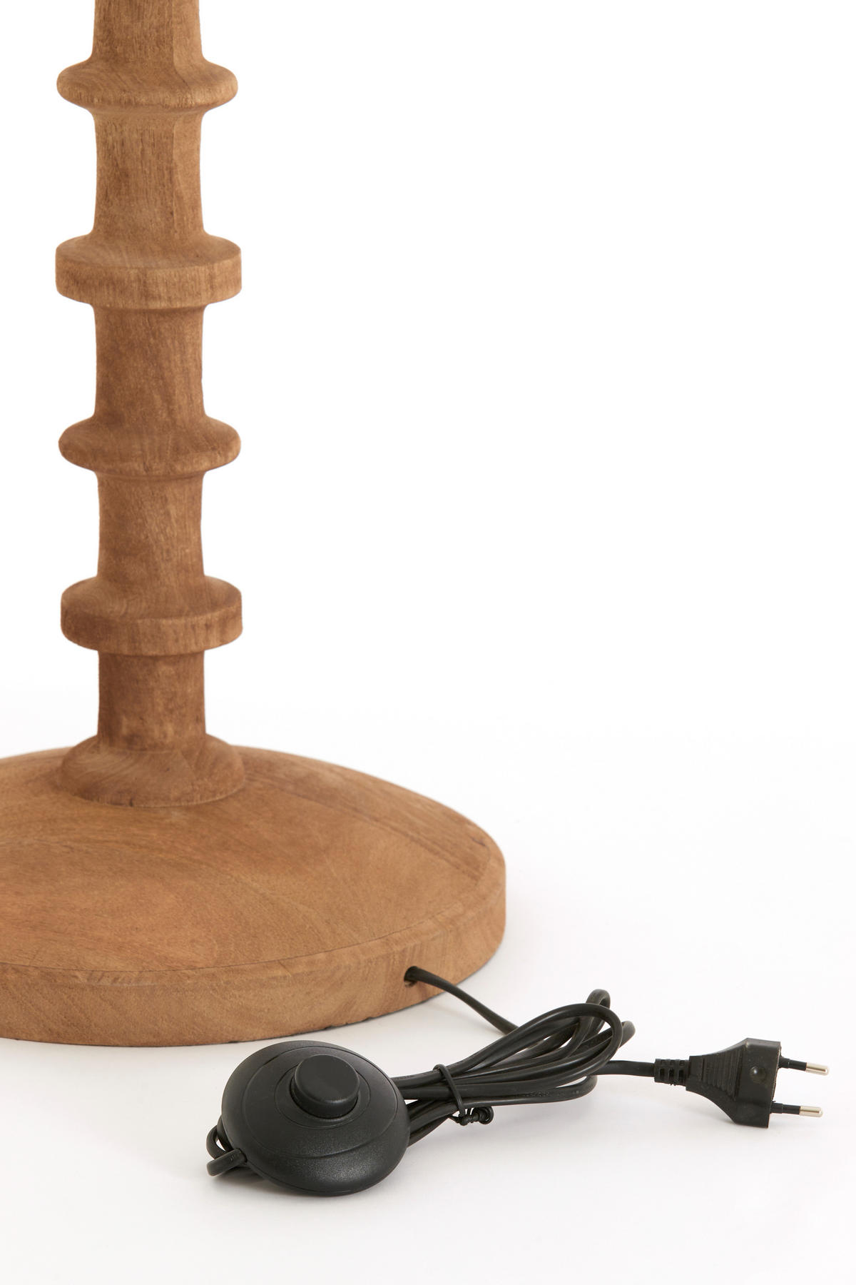 STEHLAMPE Cecily Braun 30/30/135 cm - Braun, Holz (30/30/135cm) - Light & Living