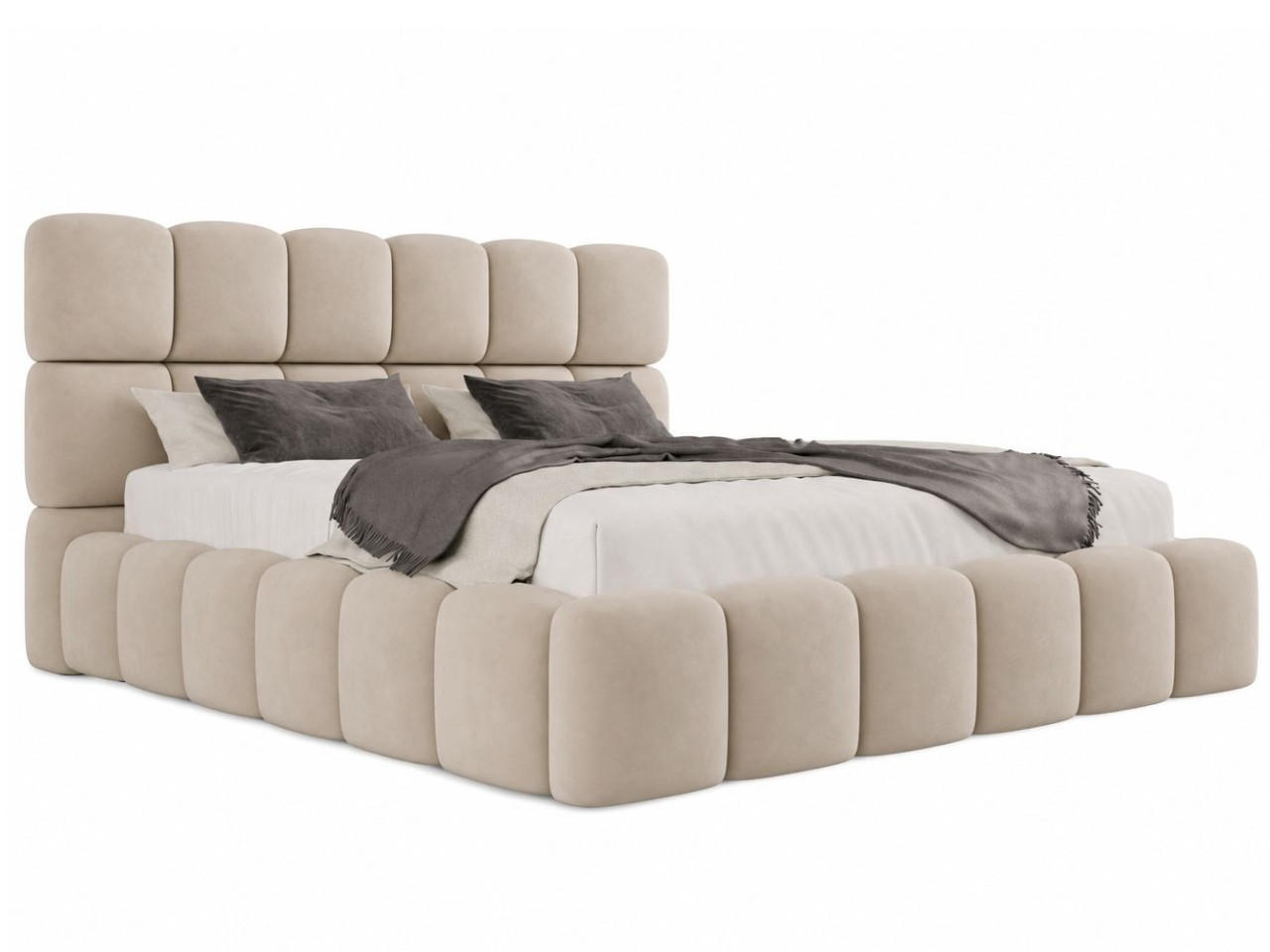 XXXLutz Polsterbett Beige 140x200 cm