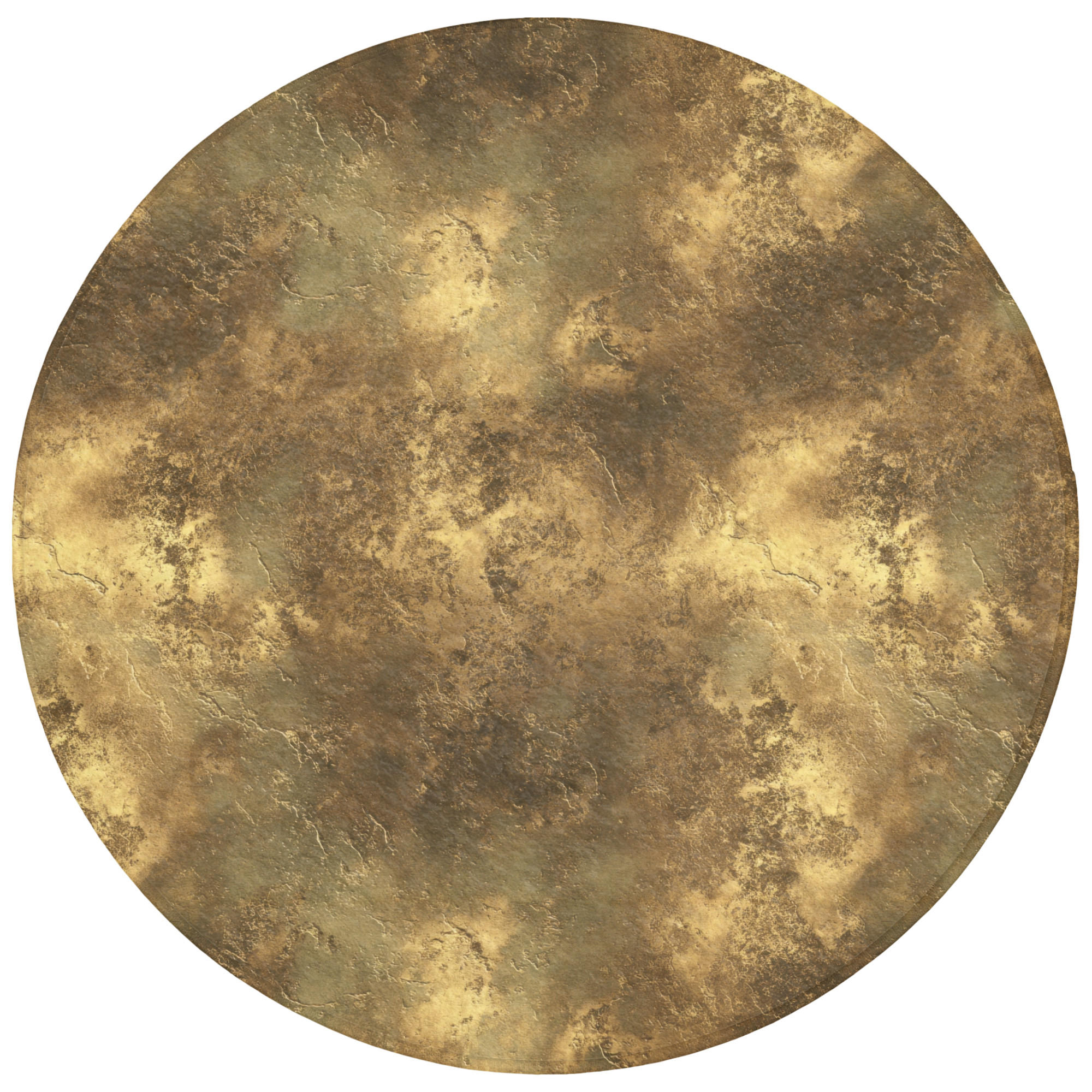 OnlyWow KOUPELNOVÁ PŘEDLOŽKA Antique - metalický vzhled - Gold 70x70 cm