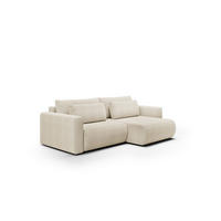 ECKSOFA mit Schlaffunktion 5-Sitzer Beige - Beige, Textil (240/149cm) - Furnisell