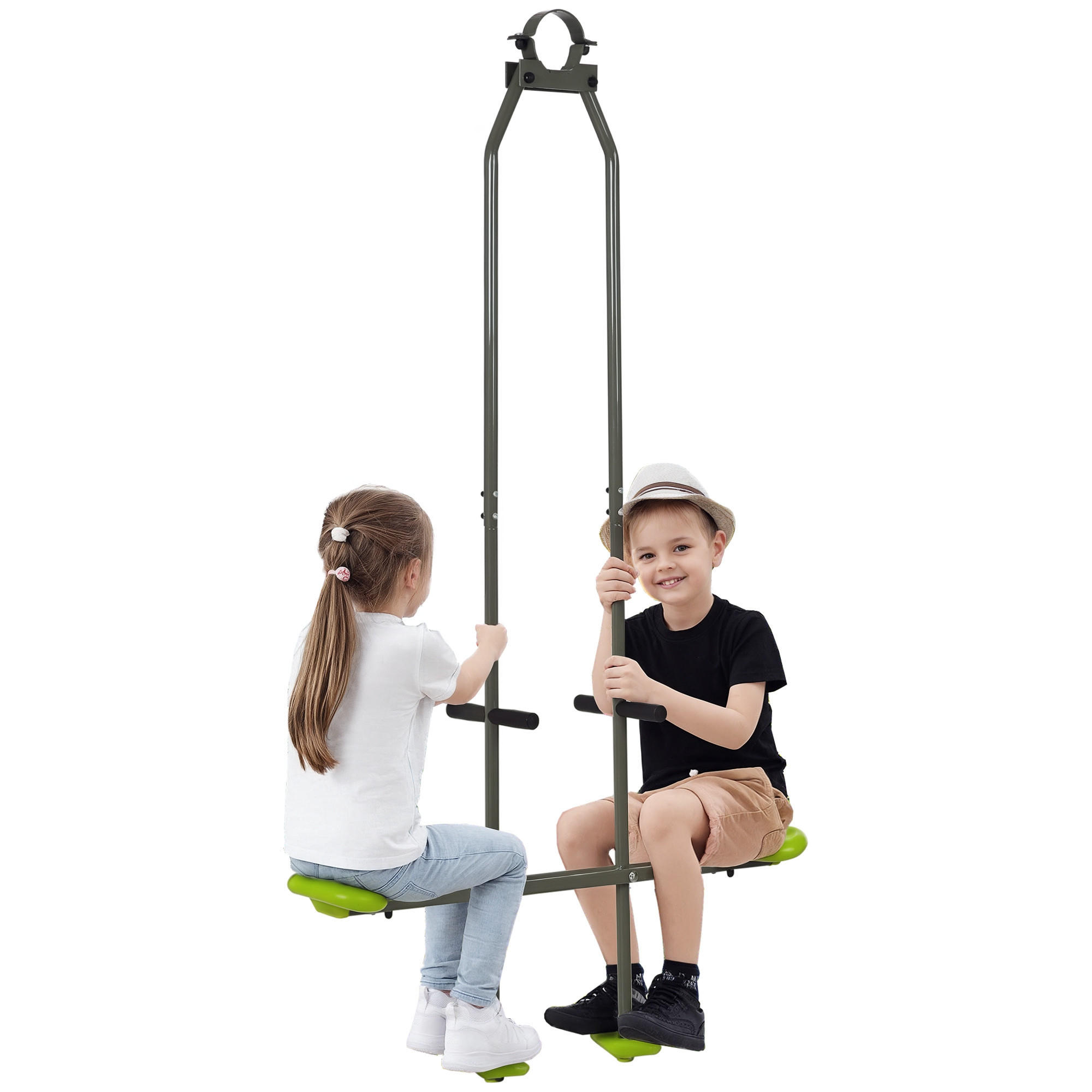 SCHAUKEL DE-17961 für Portique mit Griffen & Fußstützen Grün - Grün, Metall (23/97.5cm) - ComfortXL