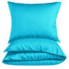 MAKO-SATIN-BETTWÄSCHE 135x200 Bettbezug einfarbig 100% Baumwolle - Uni Mint - Mintgrün, Textil (135/200cm) - Carpe Sonno