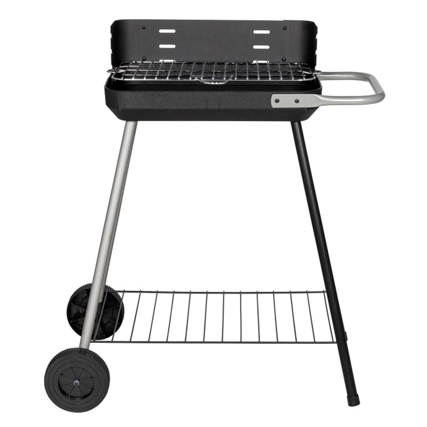 HOLZKOHLEGRILL TRAMONTANE - Schwarz, Metall (37/67.5/62cm) - Somagic