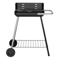 HOLZKOHLEGRILL TRAMONTANE - Schwarz, Metall (37/67.5/62cm) - Somagic