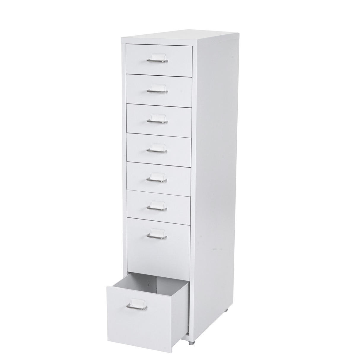 ROLLCONTAINER Weiß - Weiß, Metall (28/110/41cm) - MCW