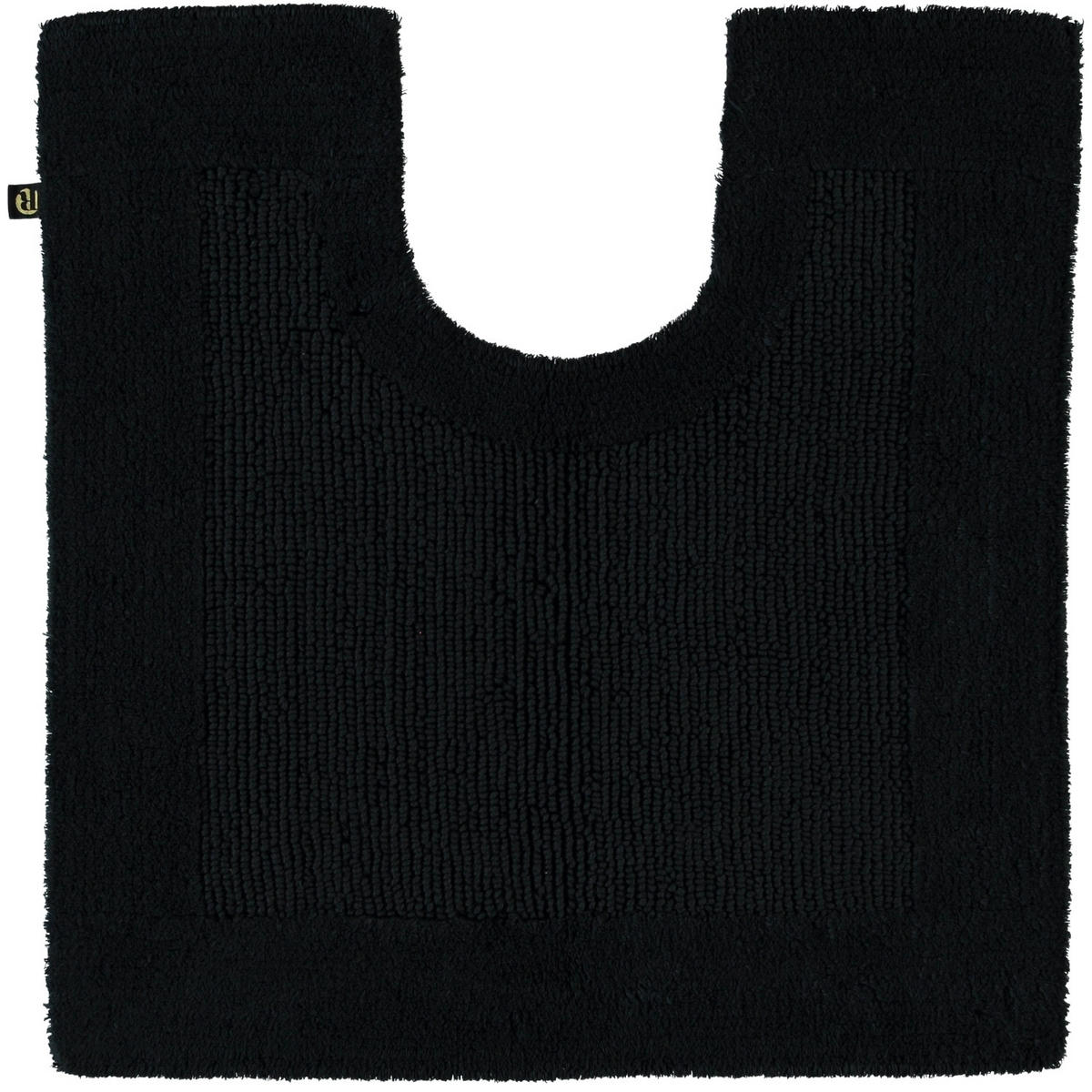 WC-VORLEGER PRESTIGE SCHWARZ - 15 - Schwarz, Textil (60/60cm) - Rhomtuft