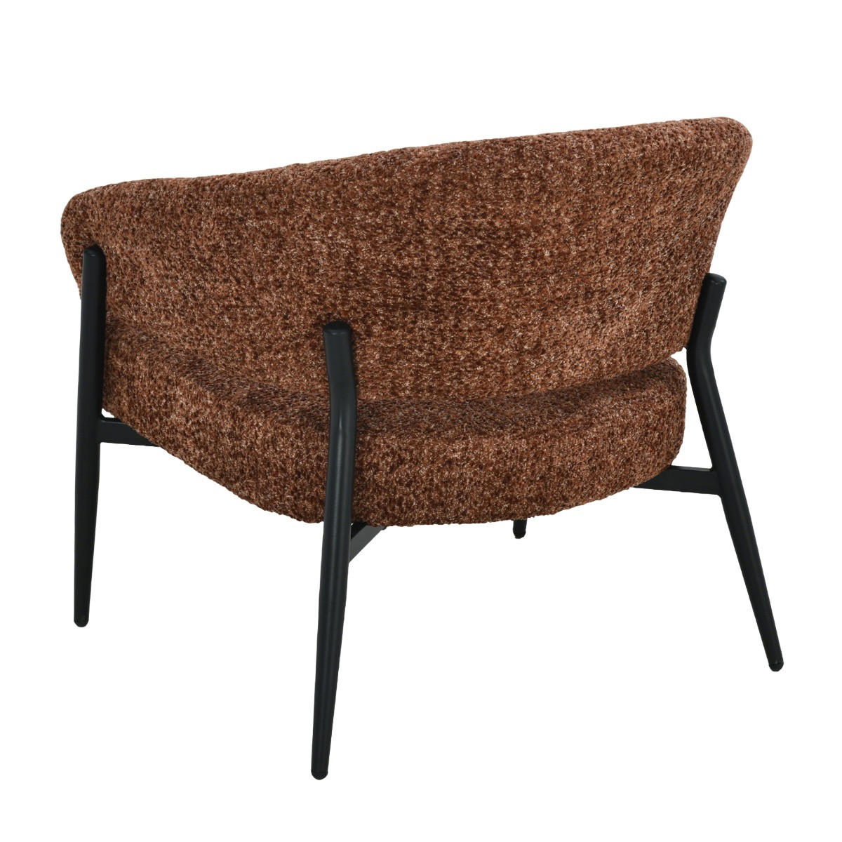 SESSEL Dilan Rot 72.5 /73/75 cm - Dunkelrot, Textil (73/75/72.5cm) - Livingfurn