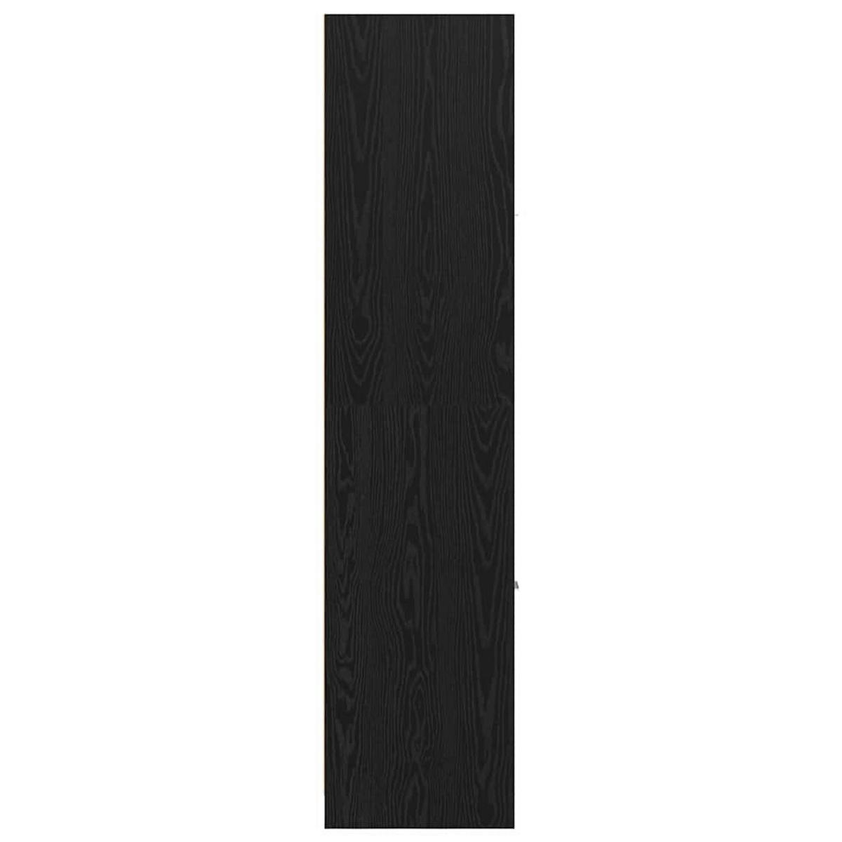APOTHEKERSCHRANK -Muster -Muster 30/41/174,5 Cm - Schwarz, Holzwerkstoff (41/174.5/30cm) - vidaXL