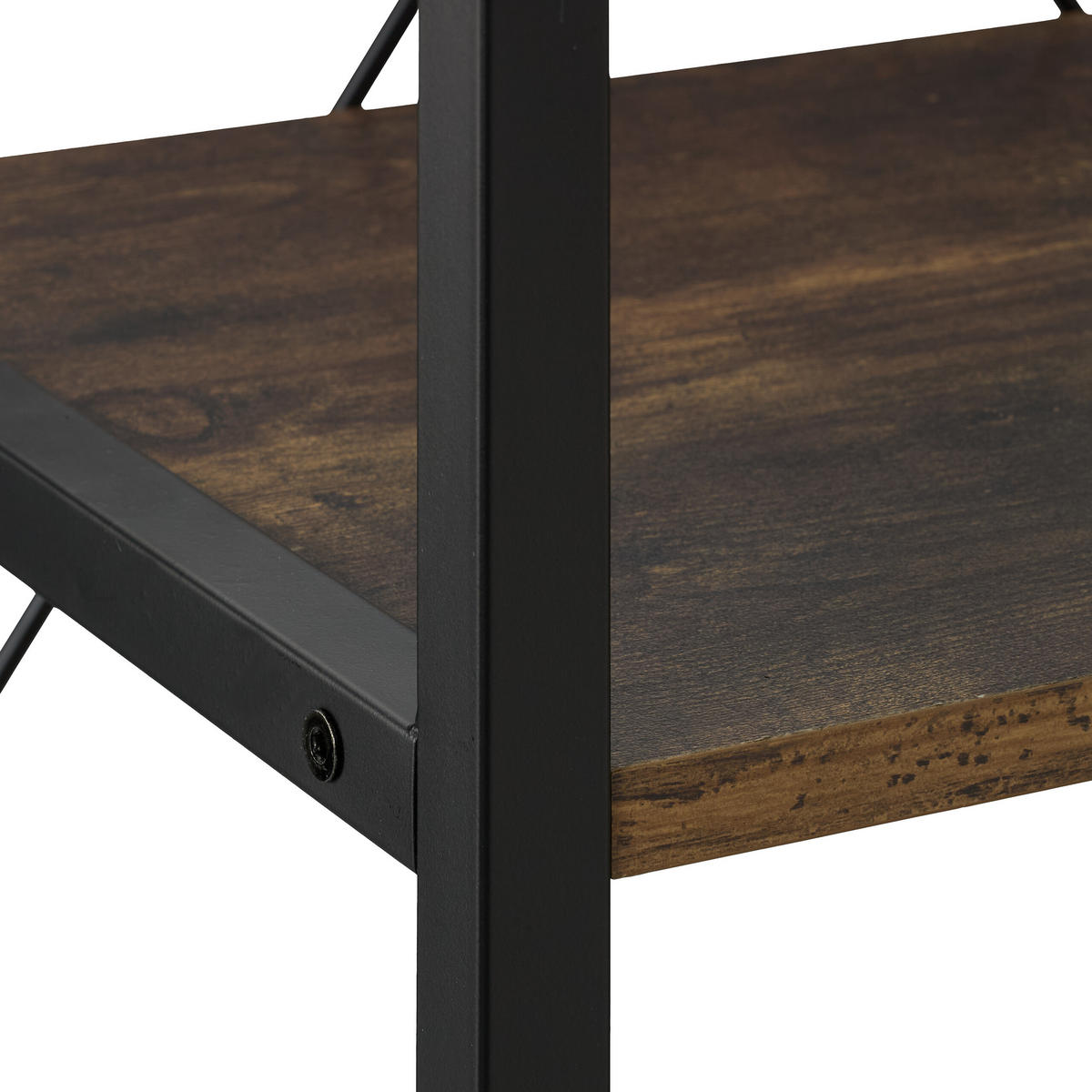 STANDREGAL - Multicolor, Holzwerkstoff/Metall (50/180/35cm) - Relaxdays