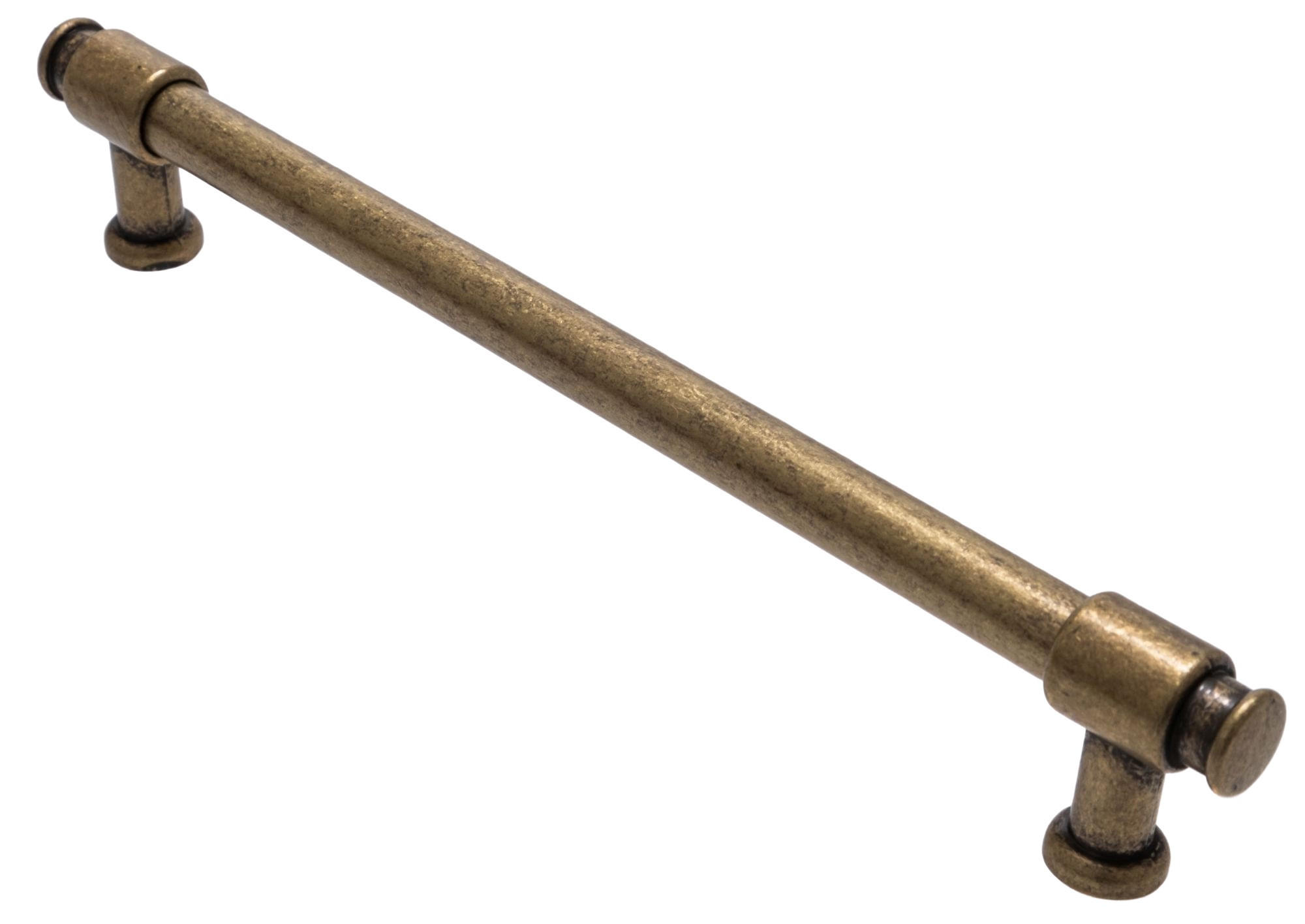 MÖBELGRIFF BA 160mm Bügelgriff Altmessing Küchengriff Messing brüniert Schrank - Messingfarben/Grau, Metall (1.2/2.9/19cm)