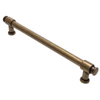 MÖBELGRIFF BA 160mm Bügelgriff Altmessing Küchengriff Messing brüniert Schrank - Messingfarben/Grau, Metall (1.2/2.9/19cm)