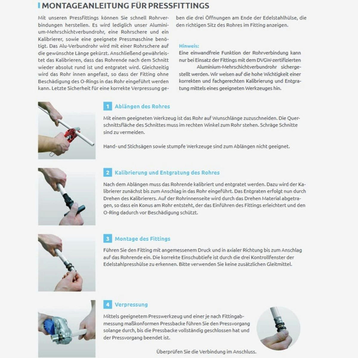 HANDWERKZEUG Stern-Kalibrierer, für Steck-/Press-/Schraubfittings, 16-26mm - Grau, Kunststoff (15/15/15cm) - BONI-SHOP