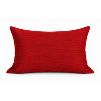 KISSENBEZUG Canada 40/60 cm meliert Rot - Rot, Textil (40/60cm) - TiborTex