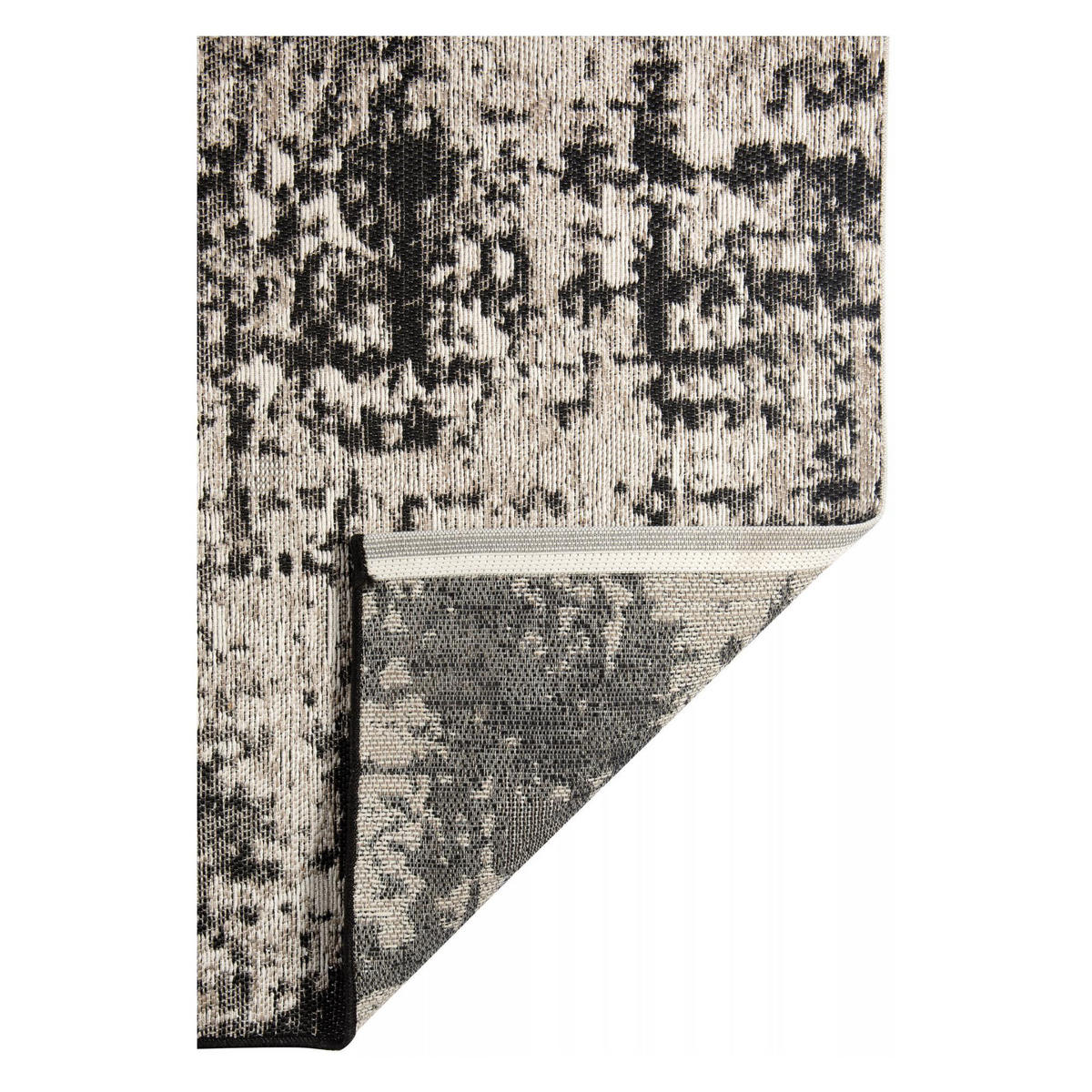 OUTDOOR-TEPPICH Catania 2 schwarz 160 x 230 cm - Schwarz, Textil (160/230cm) - Vivaraise