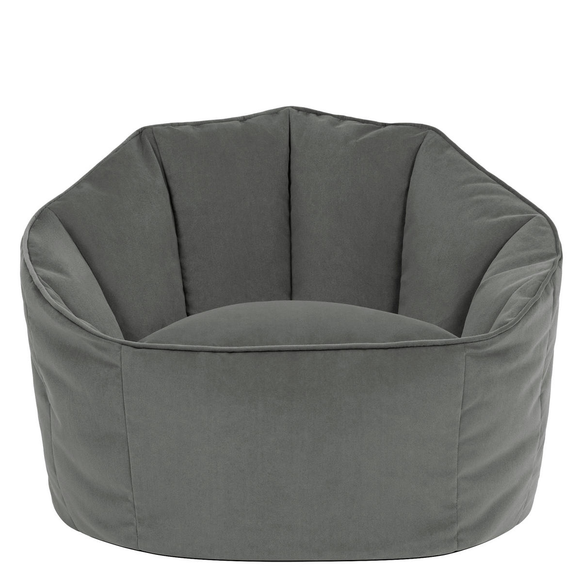 SITZSACK-SESSEL Sirena - Grau, Textil (77/64/74cm) - icon