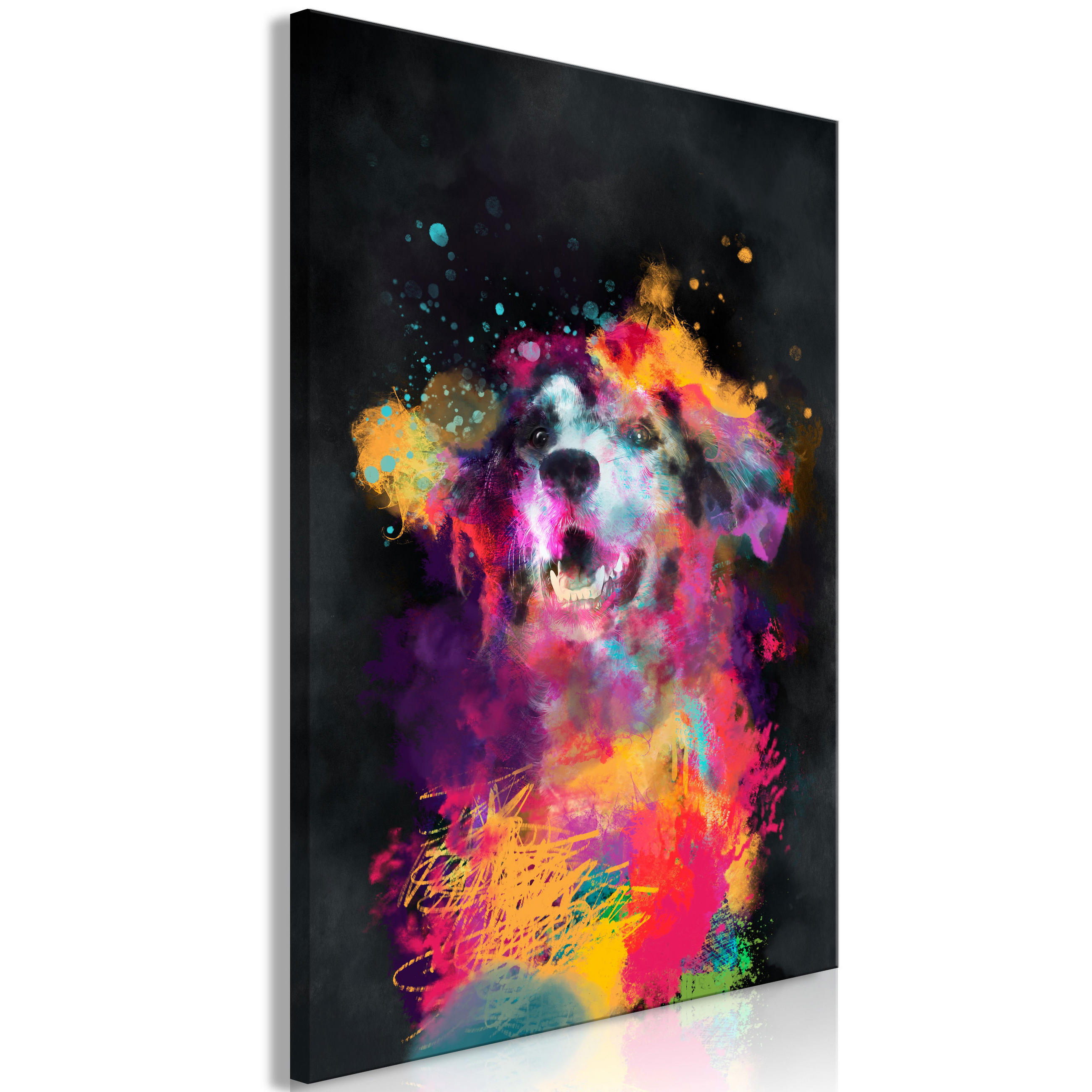 KUNSTDRUCK Bunt 60/90 cm - Multicolor, Textil (60/90cm) - KUNSTLOFT
