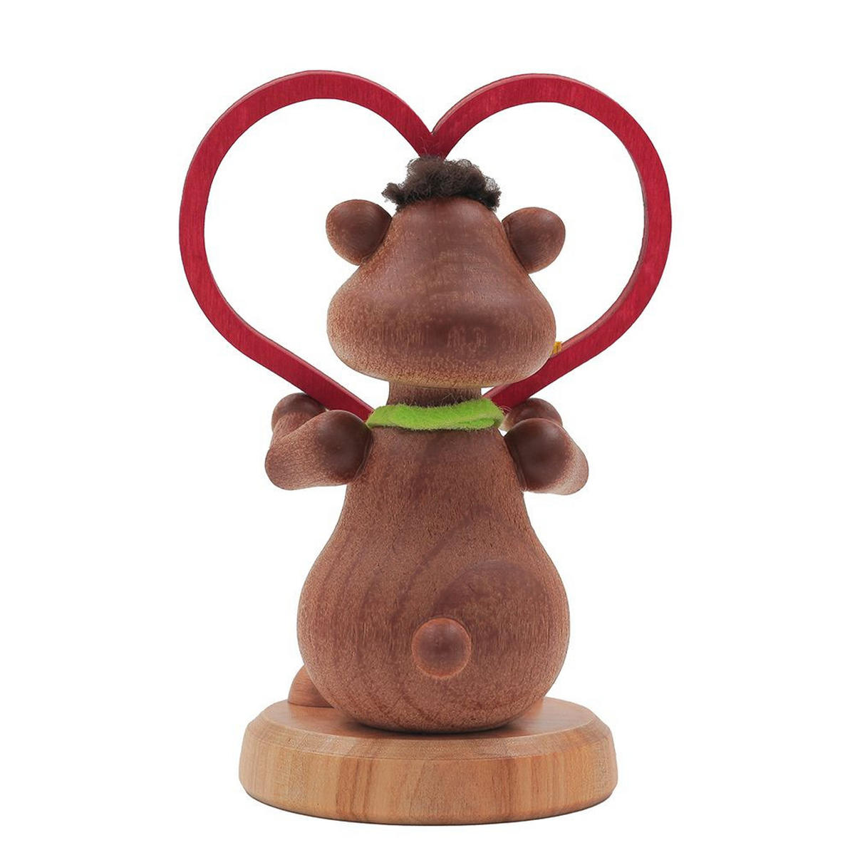 HOLZFIGUR Hamster Romantiker 11 cm - Multicolor, Metall (6/11/0.1cm)