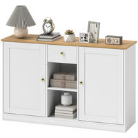 KÜCHENKOMMODE Sideboard Schränke Weiß - Weiß, Holzwerkstoff (120/75.2/35cm) - furnicato