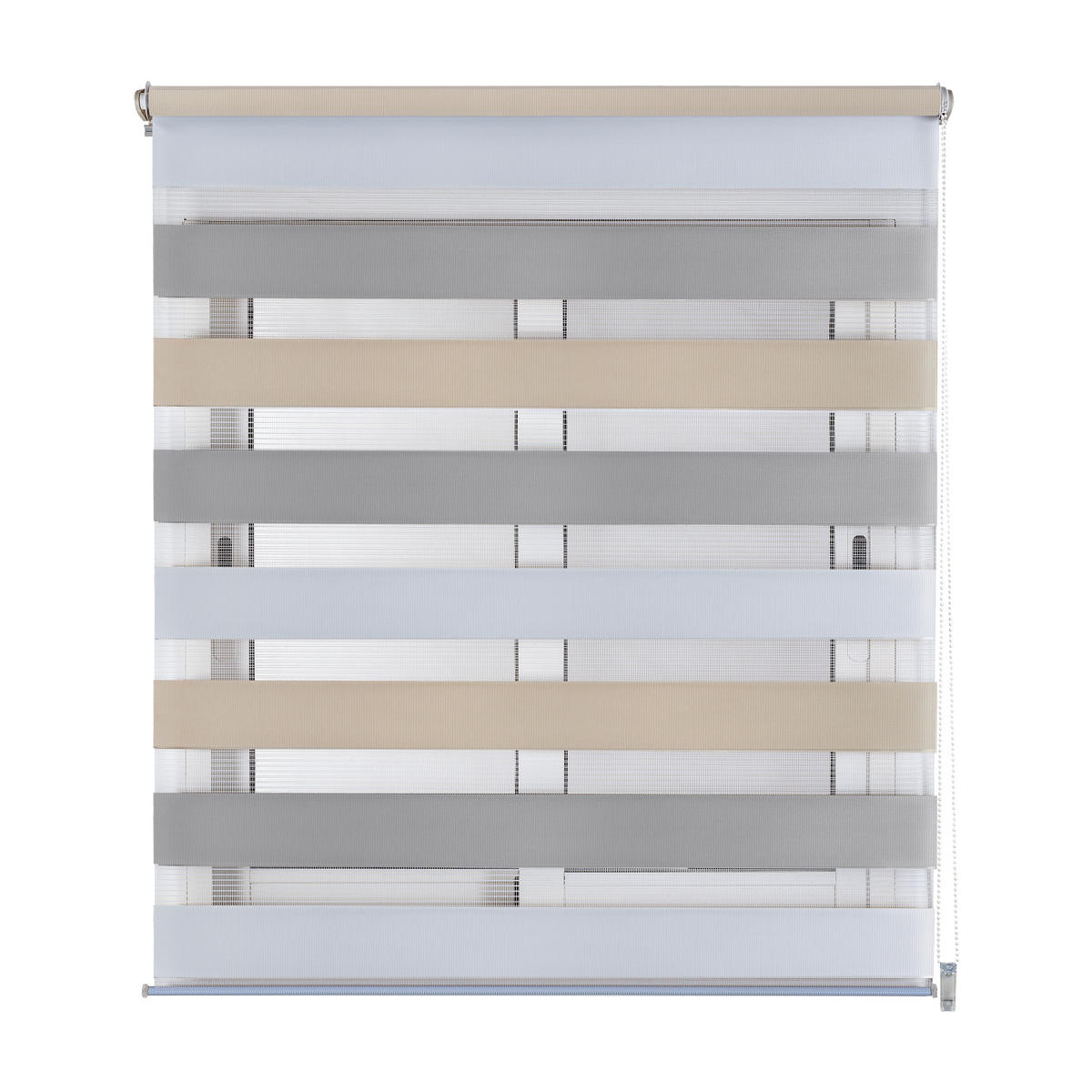 DOPPELROLLO Dreifarbig, 75 cm x 180 cm - Multicolor, Kunststoff (75/180cm) - STORESDECO