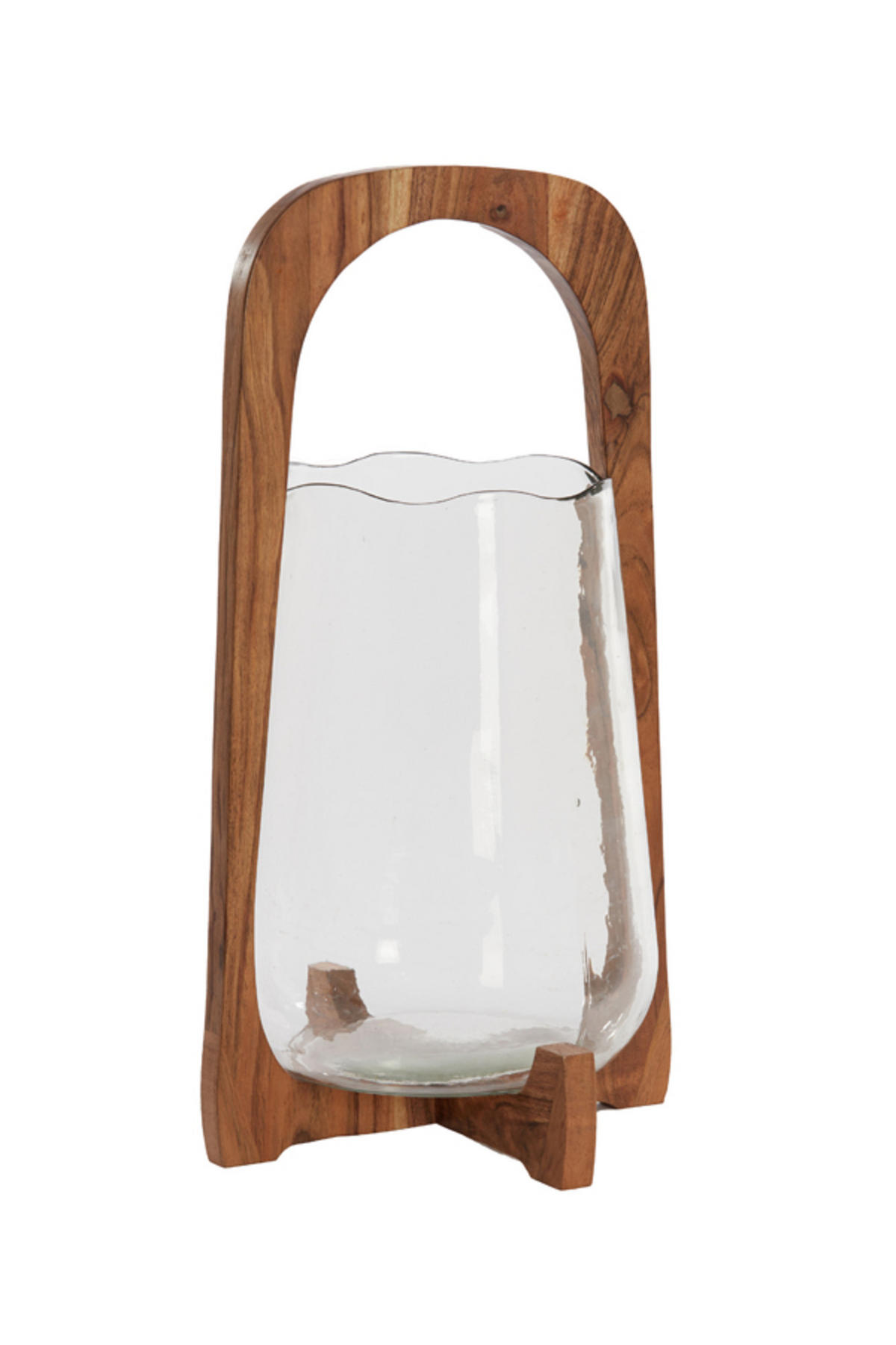 WINDLICHT Anosy Braun Ø26/48 cm - Hellbraun, Holz (26/48/26cm) - Light & Living