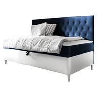 BOXBETT Filip Junior 2 - Blau/Weiß, Holz (80/200cm) - MIRJAN24