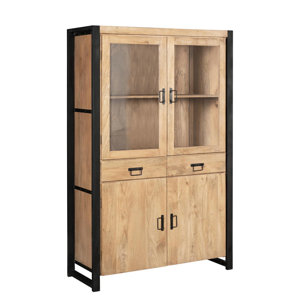 VITRINE Britt Braun 45/115/180 cm - Braun, Holz (115/180/45cm) - Starfurn