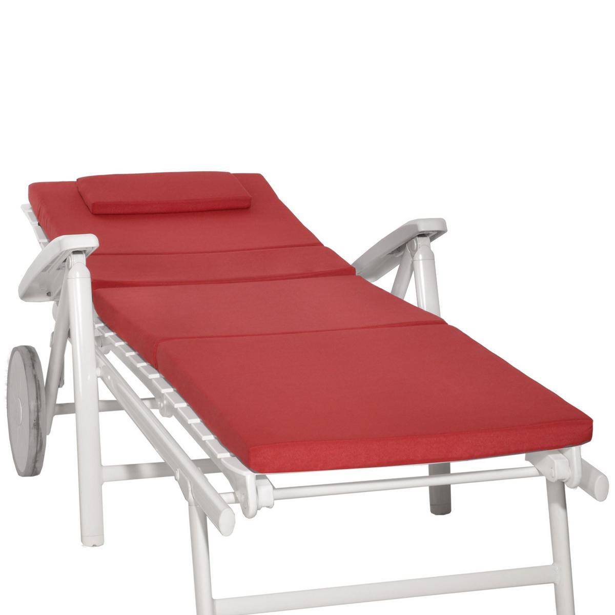 ROLLLIEGENAUFLAGE Loft RL 200/60/5 cm Rot - Rot, Textil (60/5/200cm) - Beautissu 