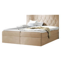 BOXBETT Sky - Beige, Holz (140/200cm) - MIRJAN24