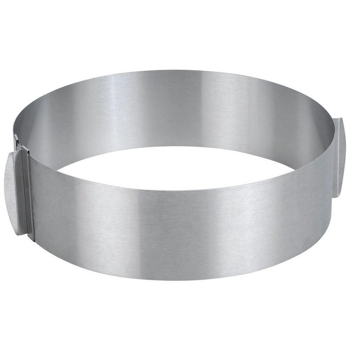 TORTENRING Silber 16/16/8.5 cm KH4614 - Silberfarben, Metall (16/8.5/16cm) - Kinghoff 