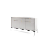 SIDEBOARD GRAU - Grau, Holzwerkstoff (154/83/39cm) - FURNLUX